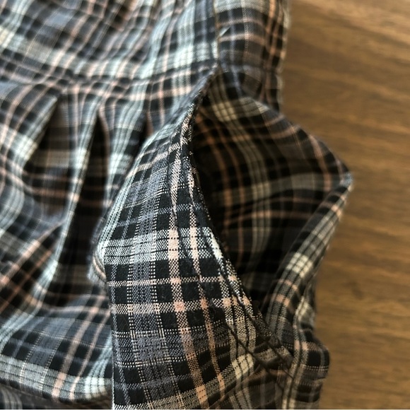 ❤️ American Eagle Outfitters Black Plaid High Waist Shorts - Picture 9 of 10